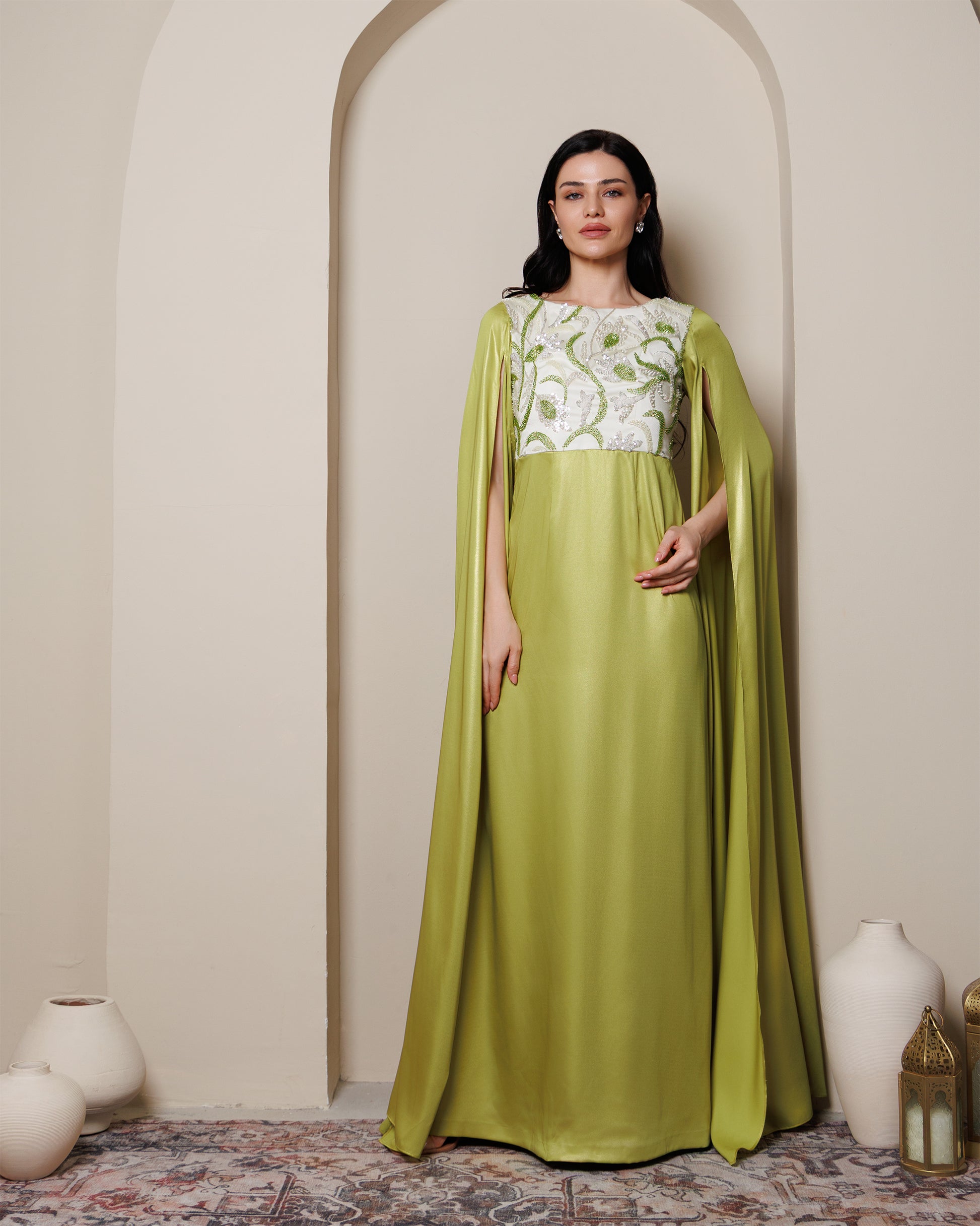Amira Cape Dress