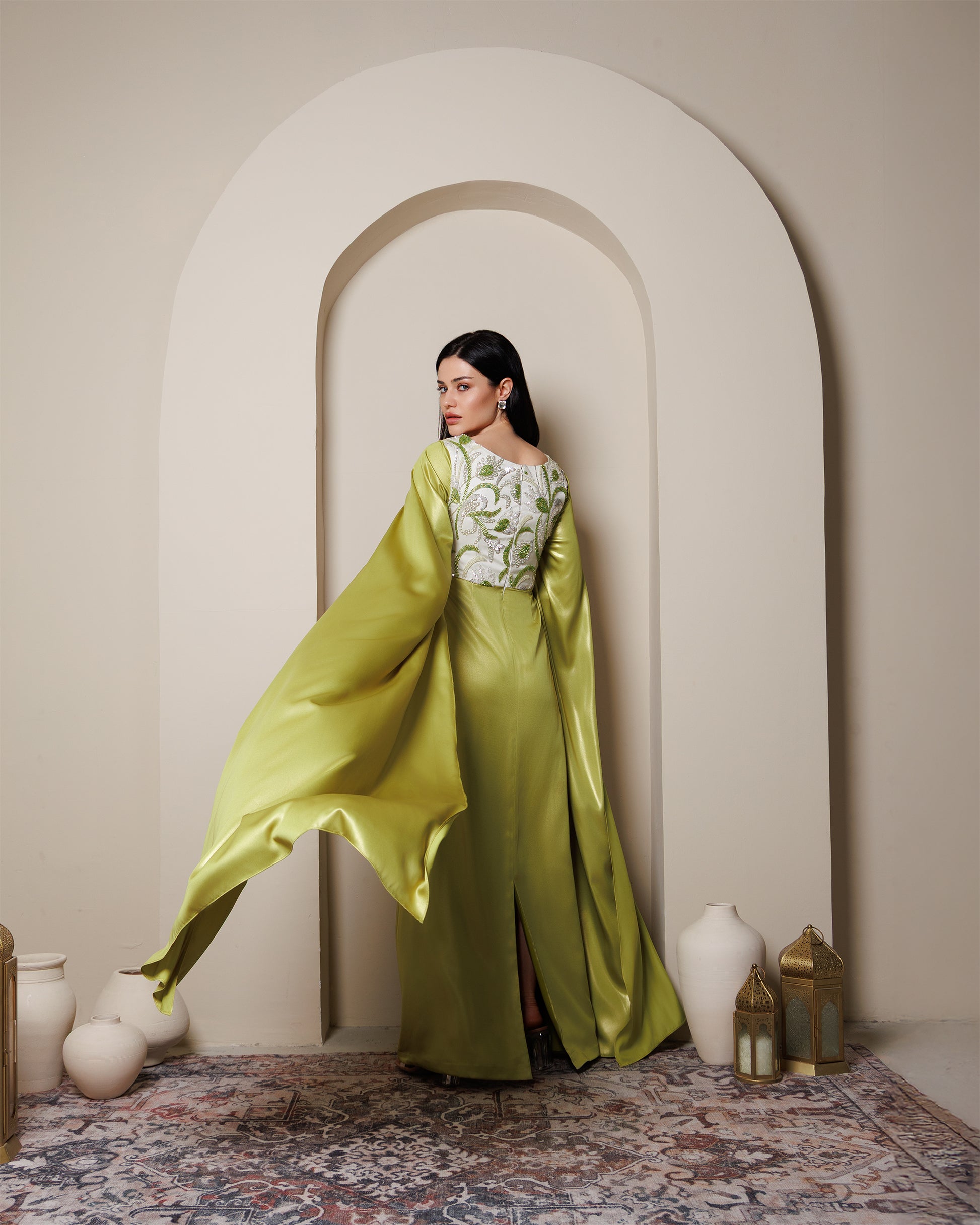 Amira Cape Dress