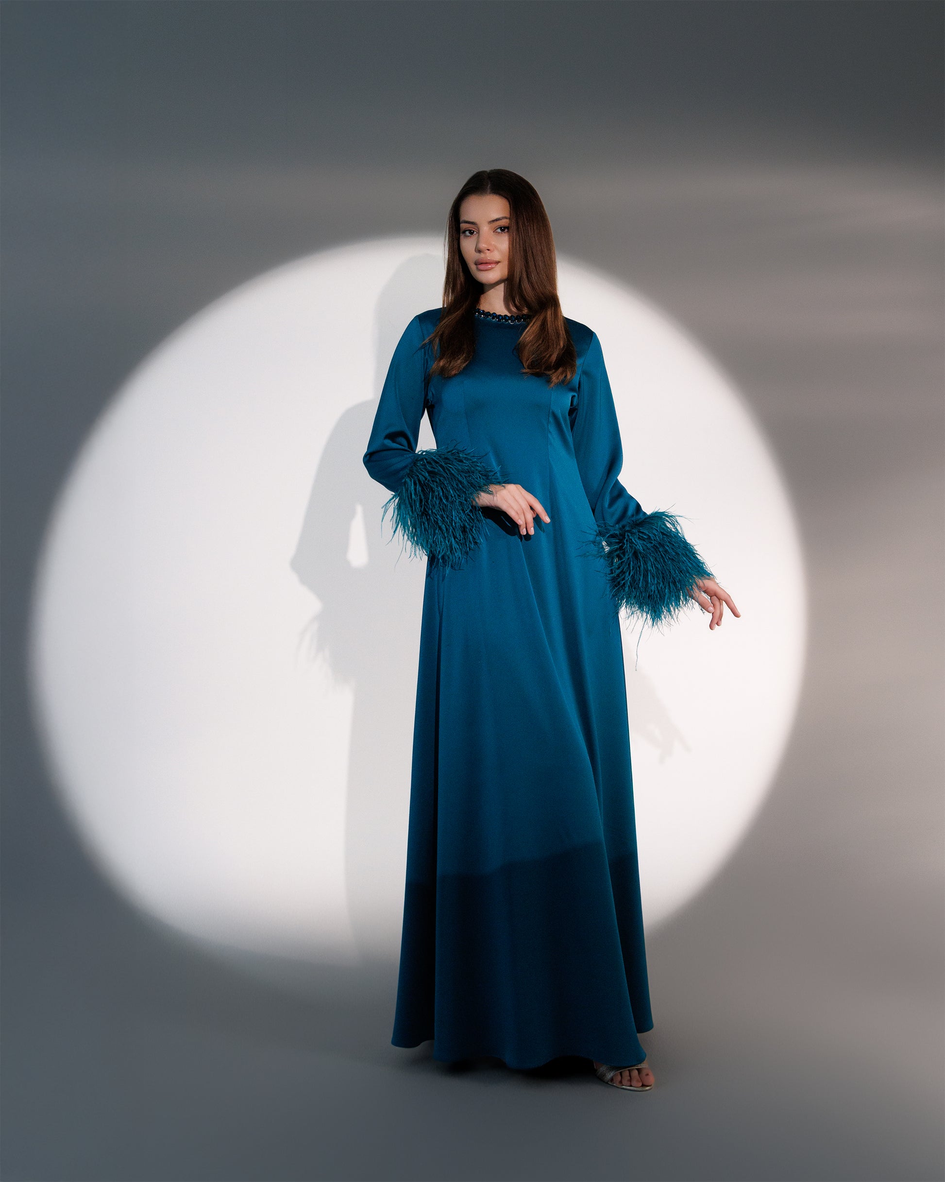 Nora Teal Gown