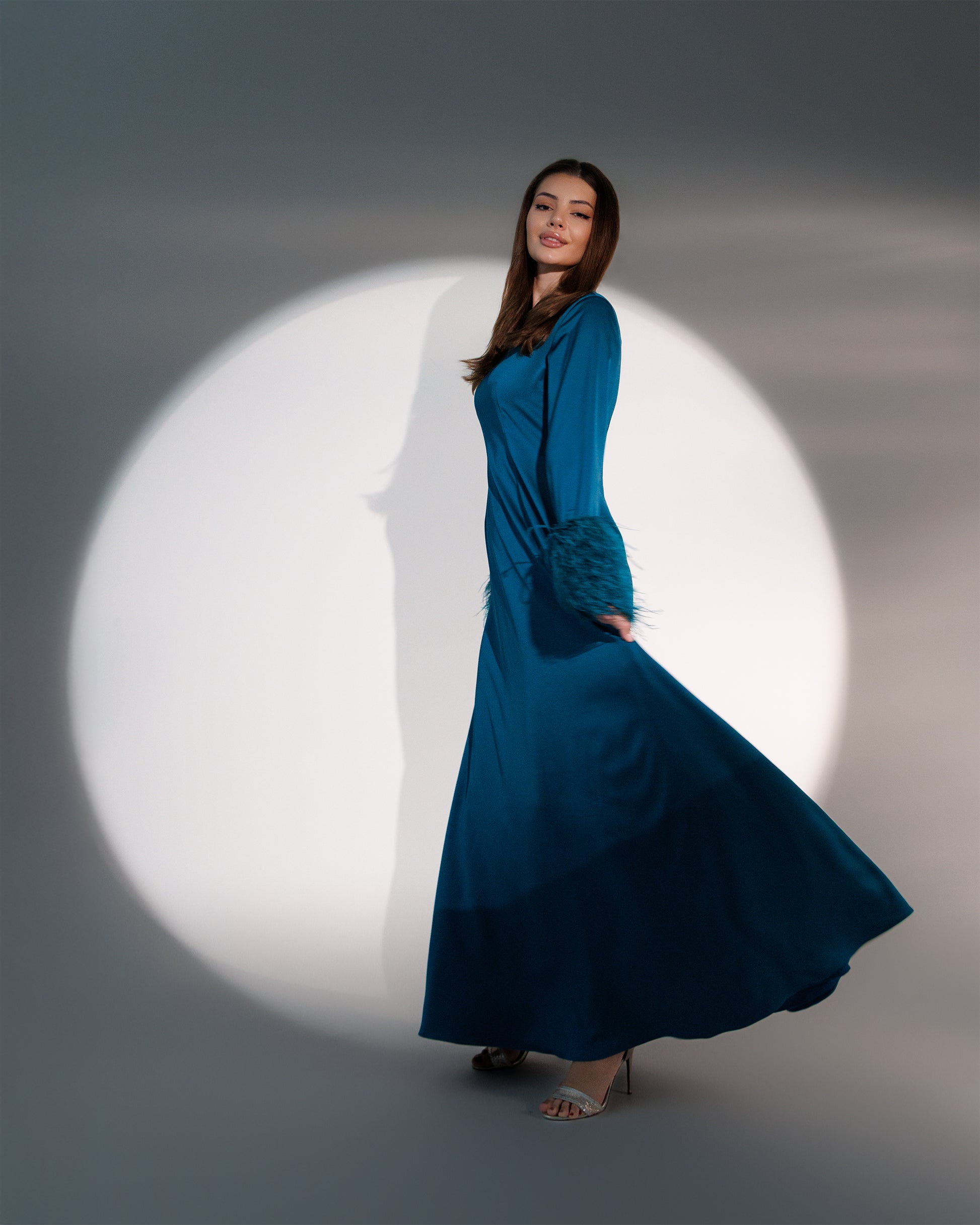 Nora Teal Gown
