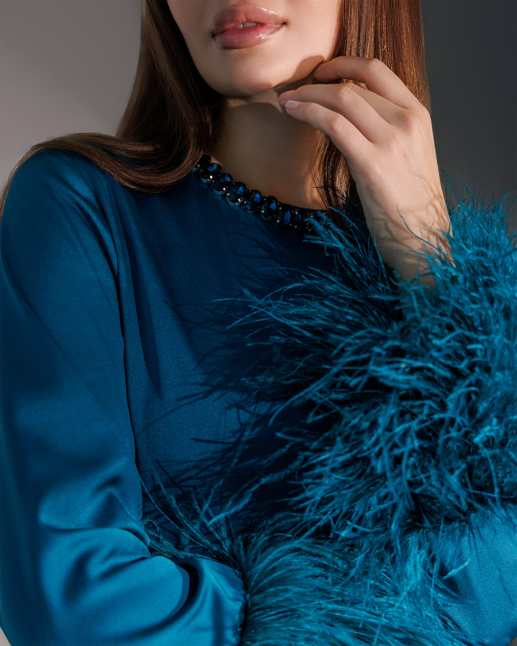 Nora Teal Gown
