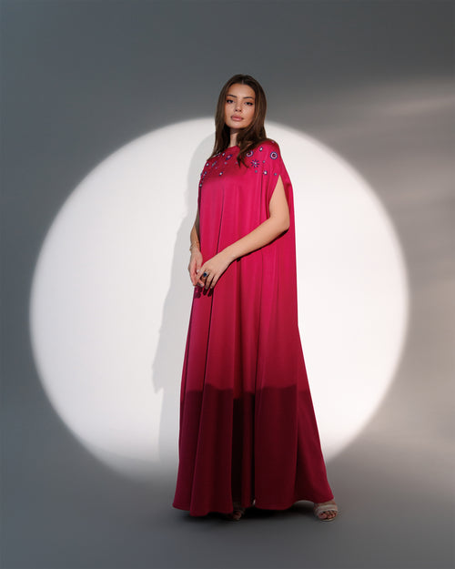 Alora Fuchsia Kaftan