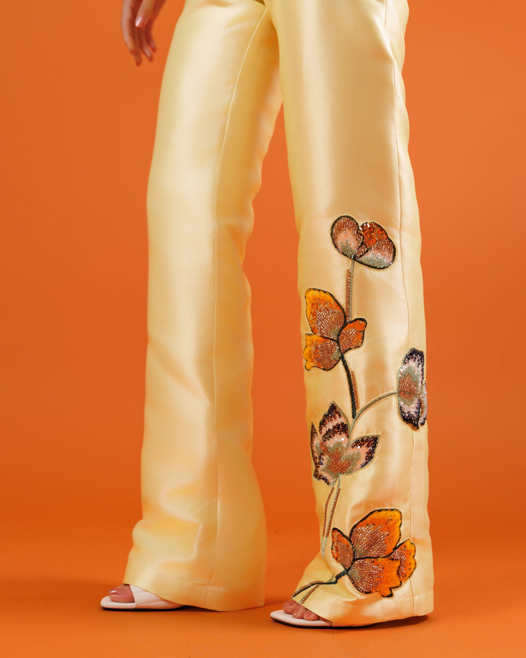 Golden Floral Co-Ord Set