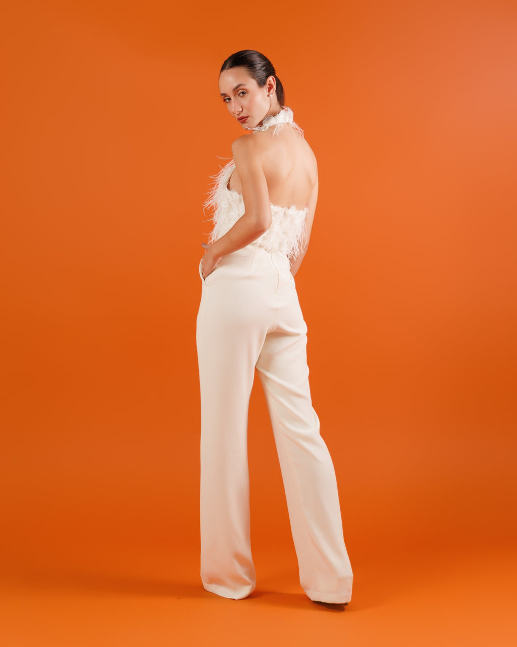 Elegant Pearl Jumpsuit
