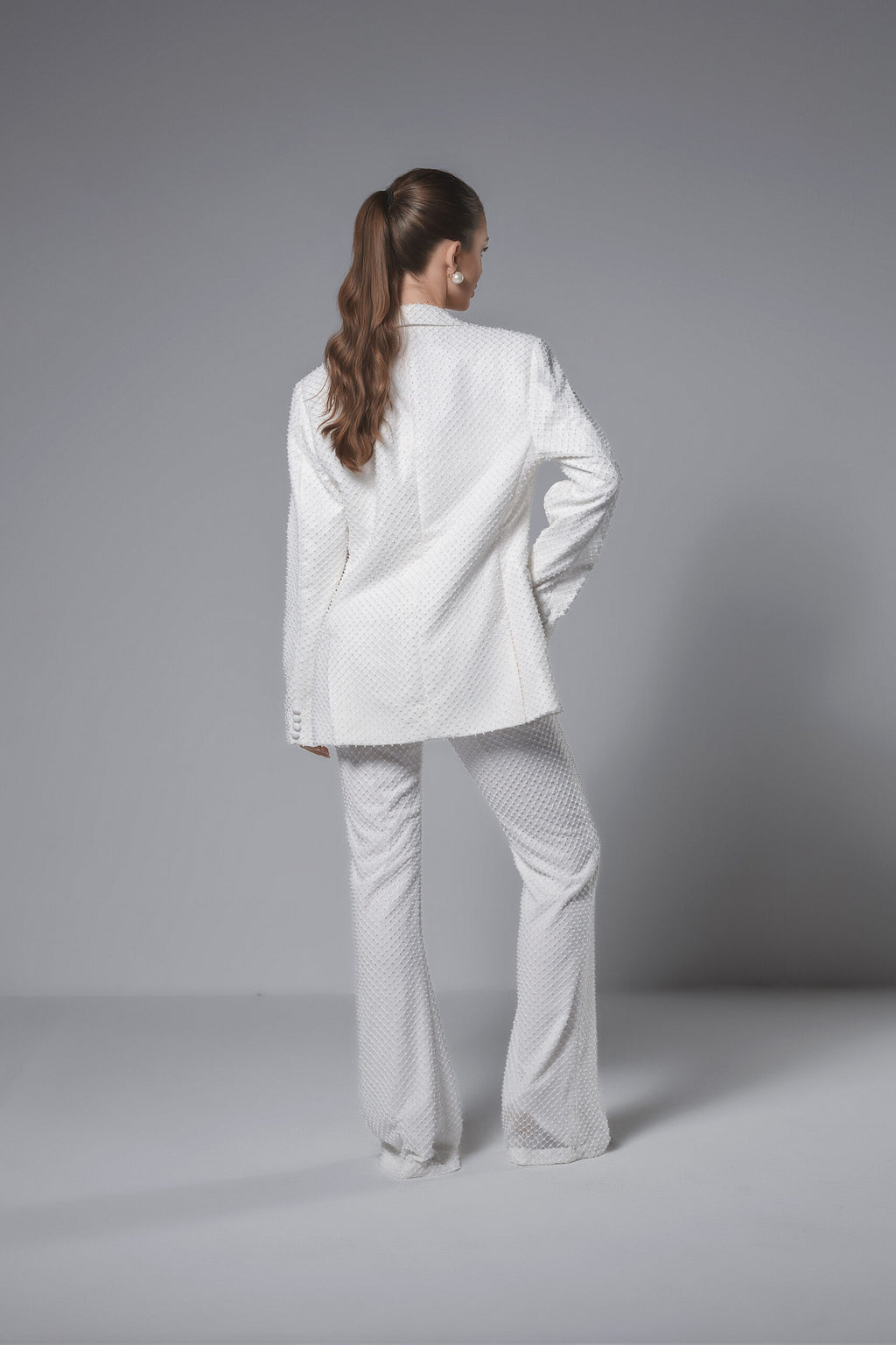 Perlé Blazer Set