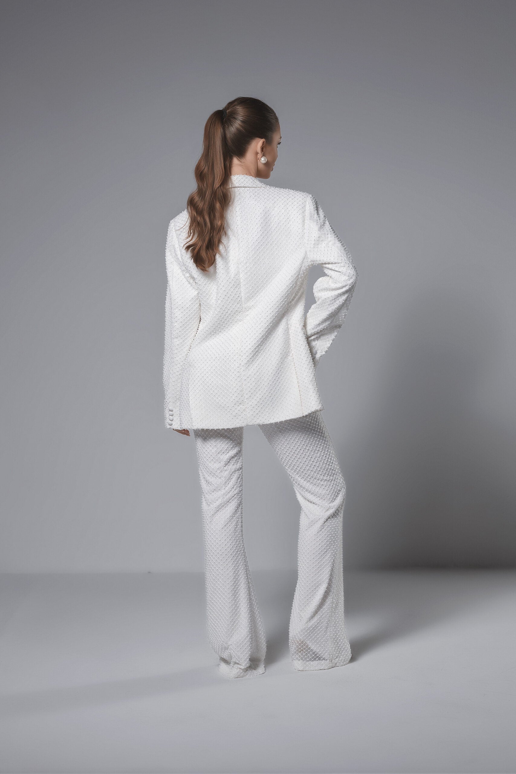 Perlé Blazer Set
