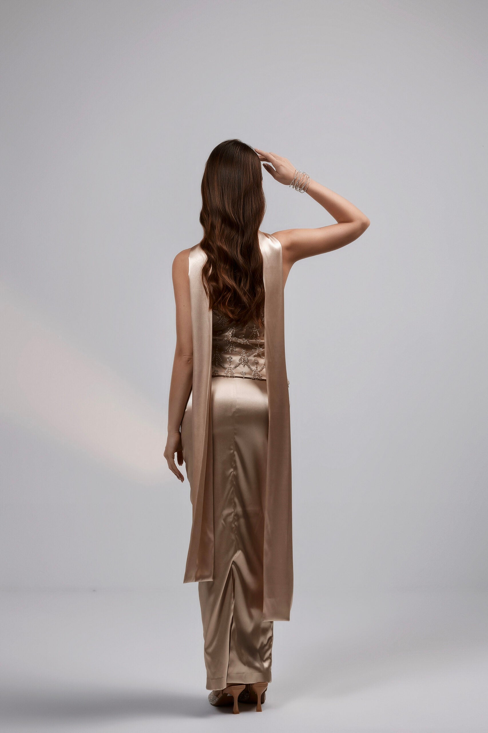 Regal Glow Corset & Skirt