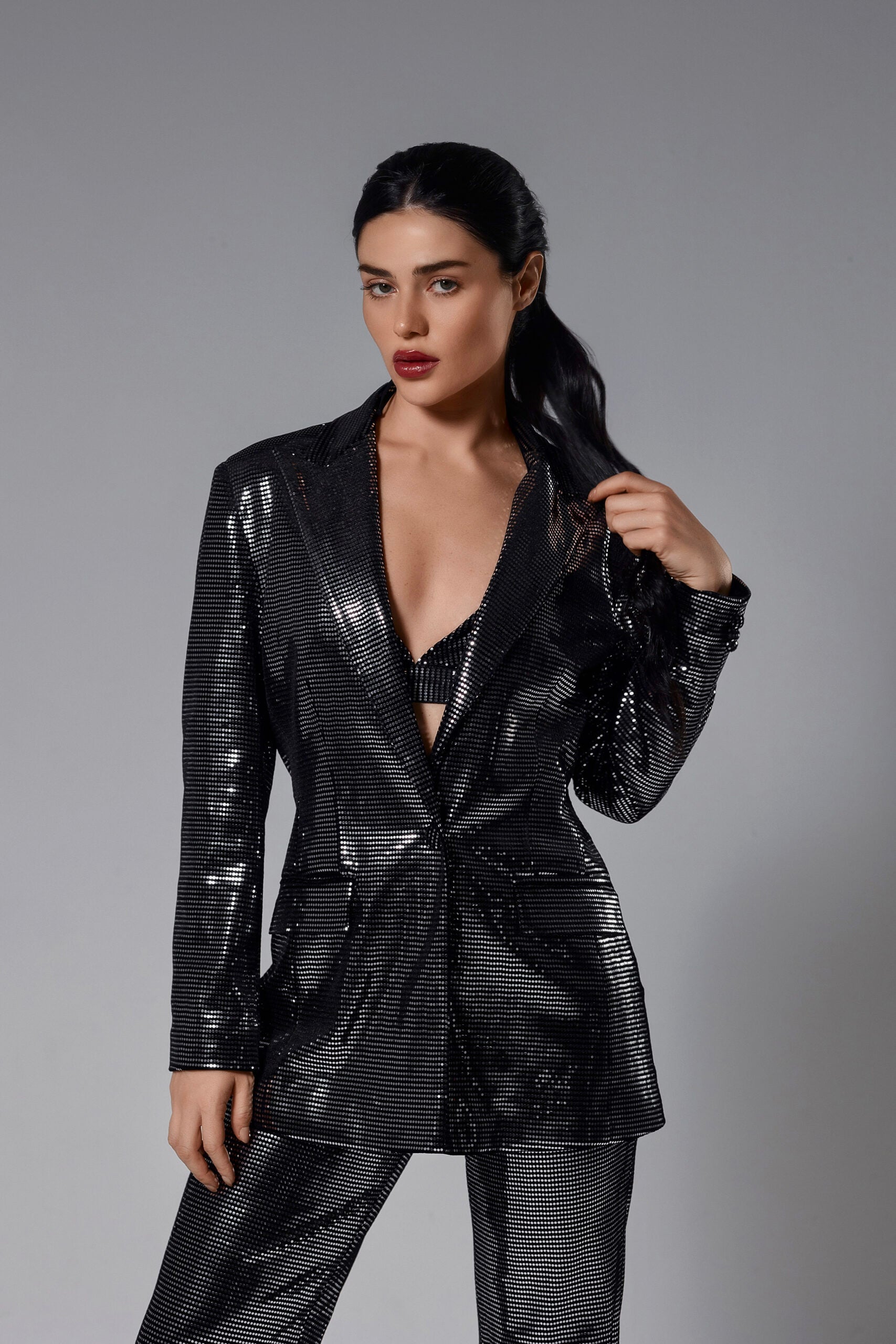Noir Midnight Blazer Set